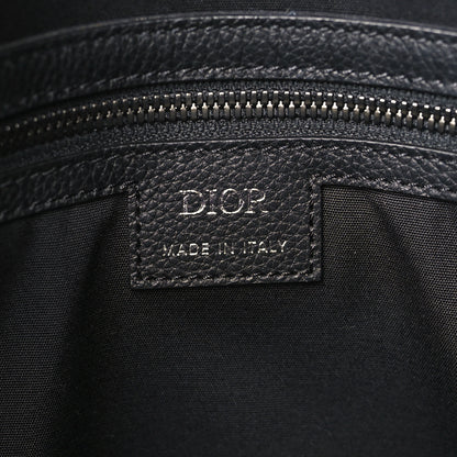 Christian Dior Oblique Saddle Tote Beige Black 6 of 10