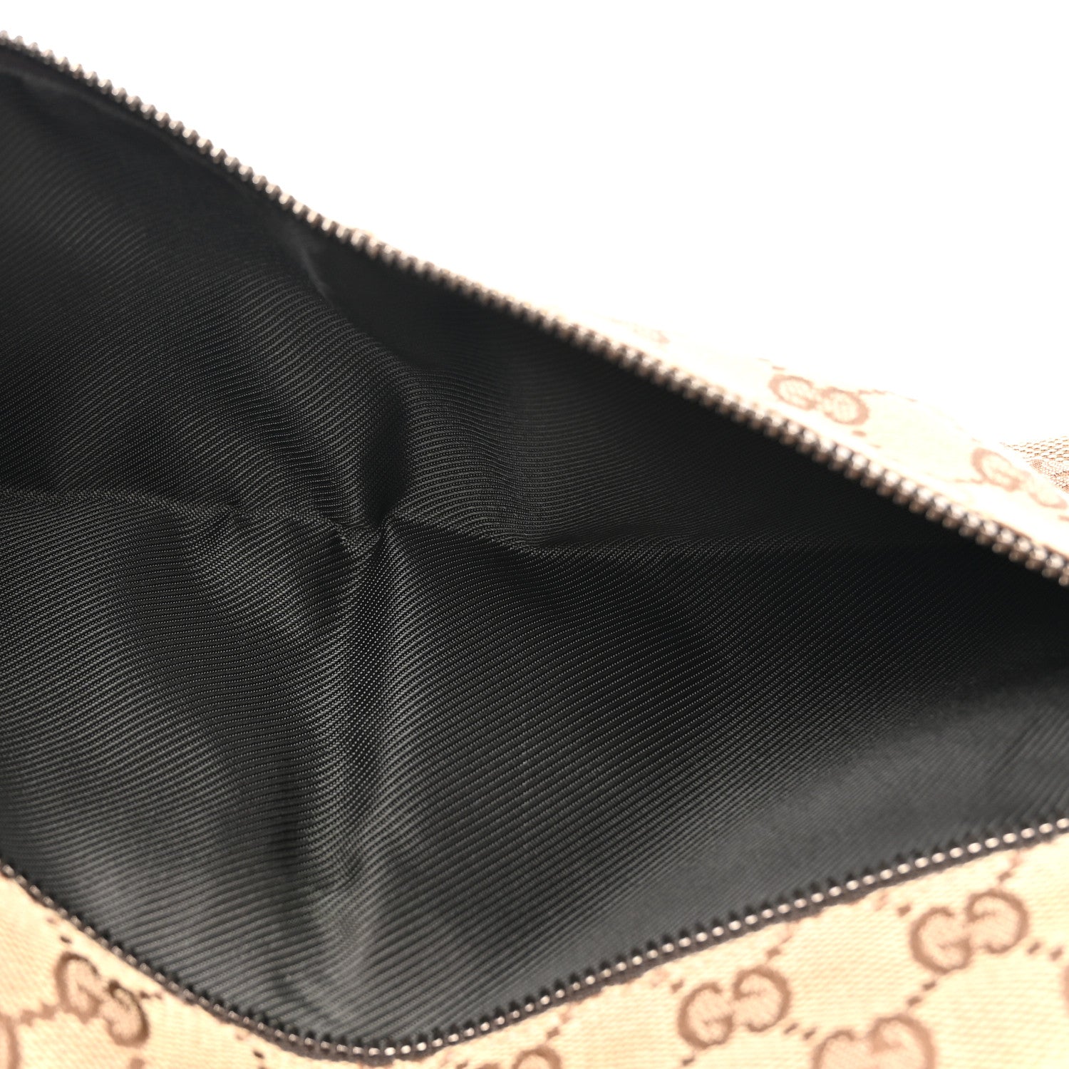 Gucci GG Monogram Double Pocket Belt Bag Dark Brown 5 of 12