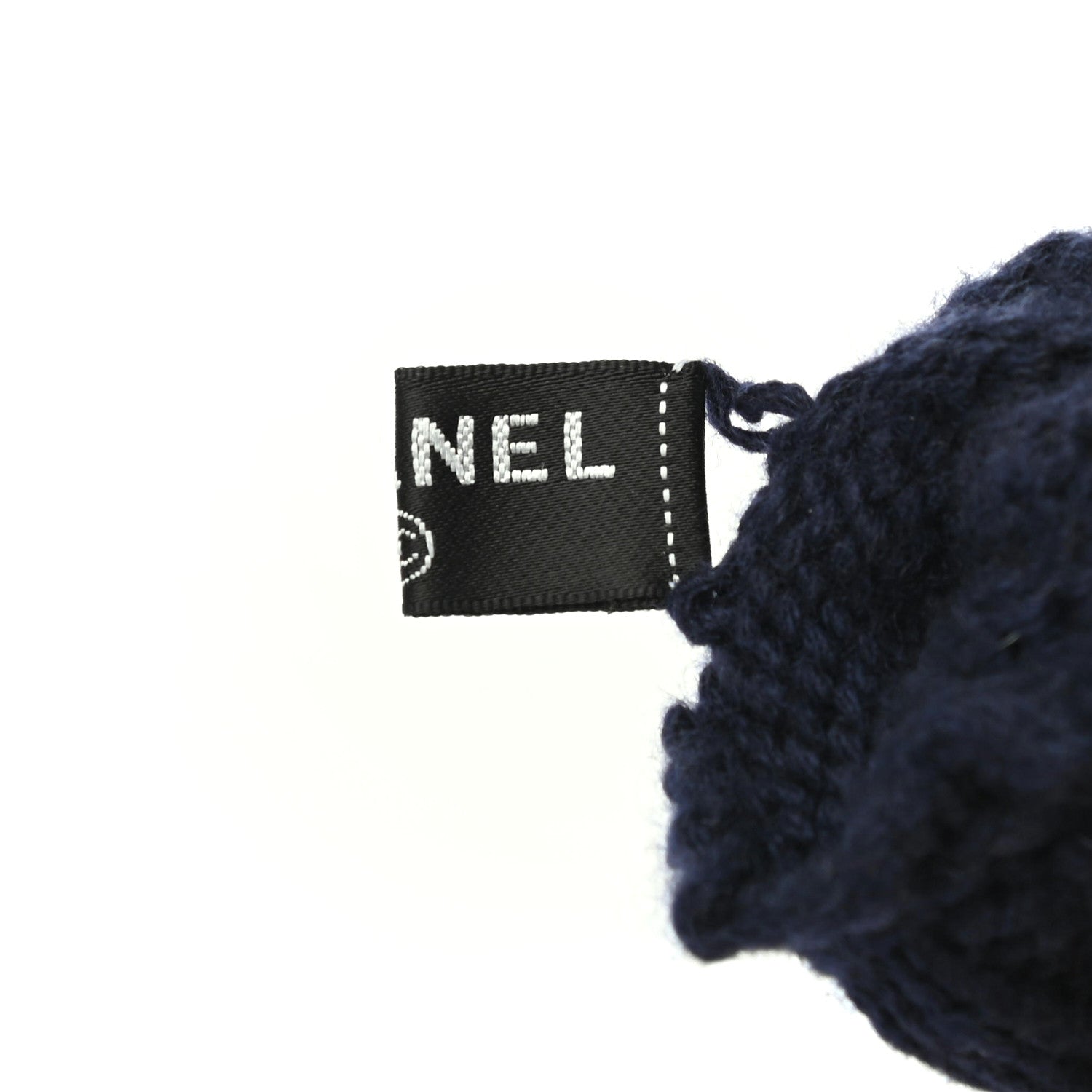 Chanel Cashmere CC Gloves Navy 4 of 4
