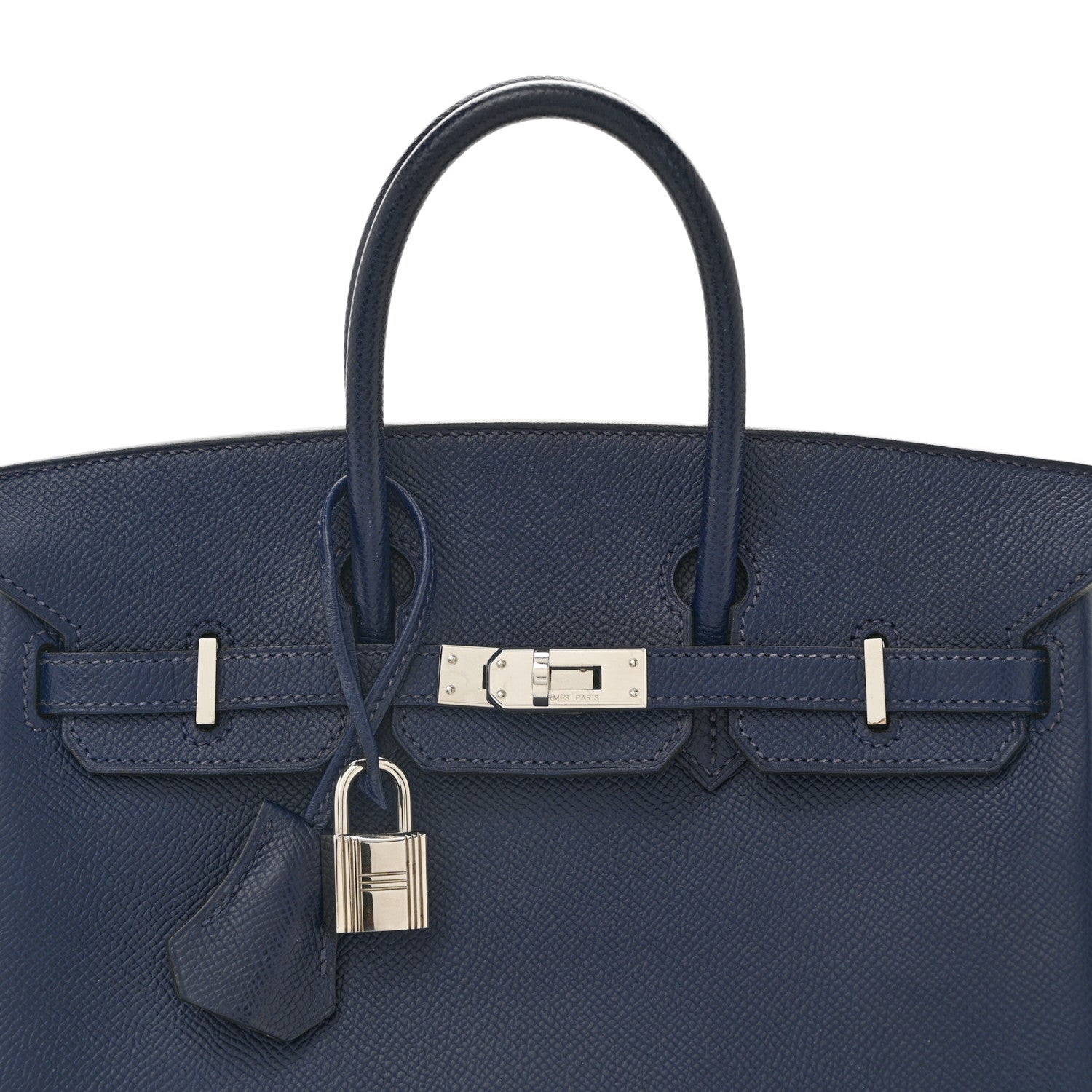 Hermes Epsom Verso Birkin 25 Bleu De Malte Bleu Sapphire 8 of 16