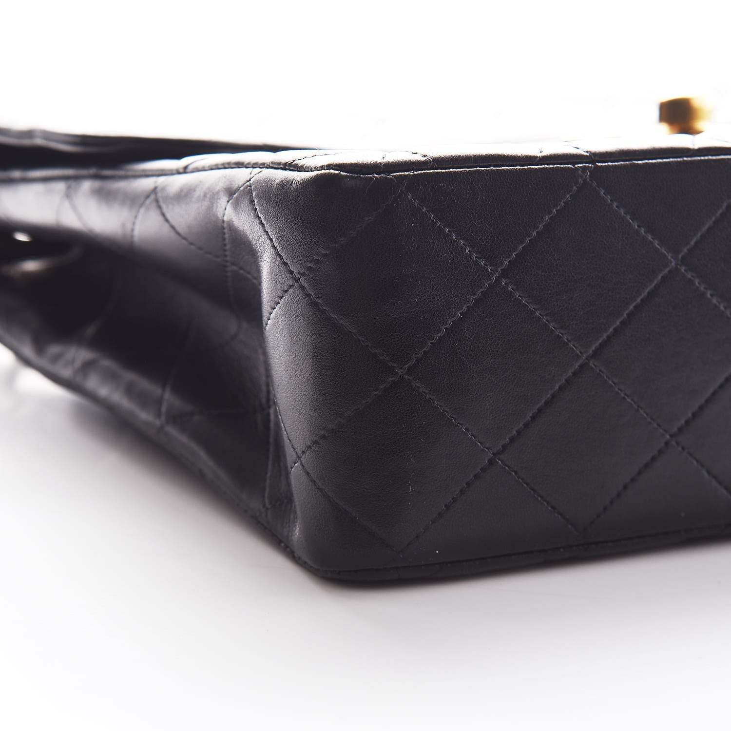 Chanel Lambskin Quilted Jumbo Single Flap Black 5 of 16