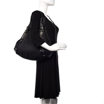 Gucci Monogram Small Pelham Shoulder Bag Black 2 of 12