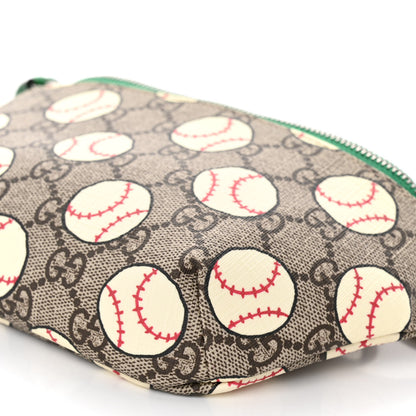 Gucci GG Supreme Monogram Baseballs Web Childrens Belt Bag 10 of 10