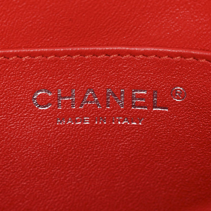 Chanel Lambskin Quilted Large Geometric Flap Red 6 of 13