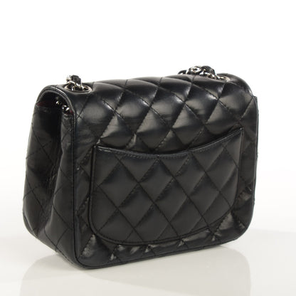 Chanel Lambskin Quilted Mini Square Flap Black 3 of 8