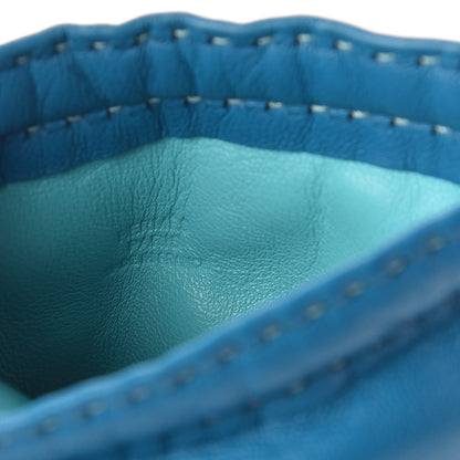 Hermes Lambskin Pilo Pouch Bleu Izmir Lagon 6 of 6