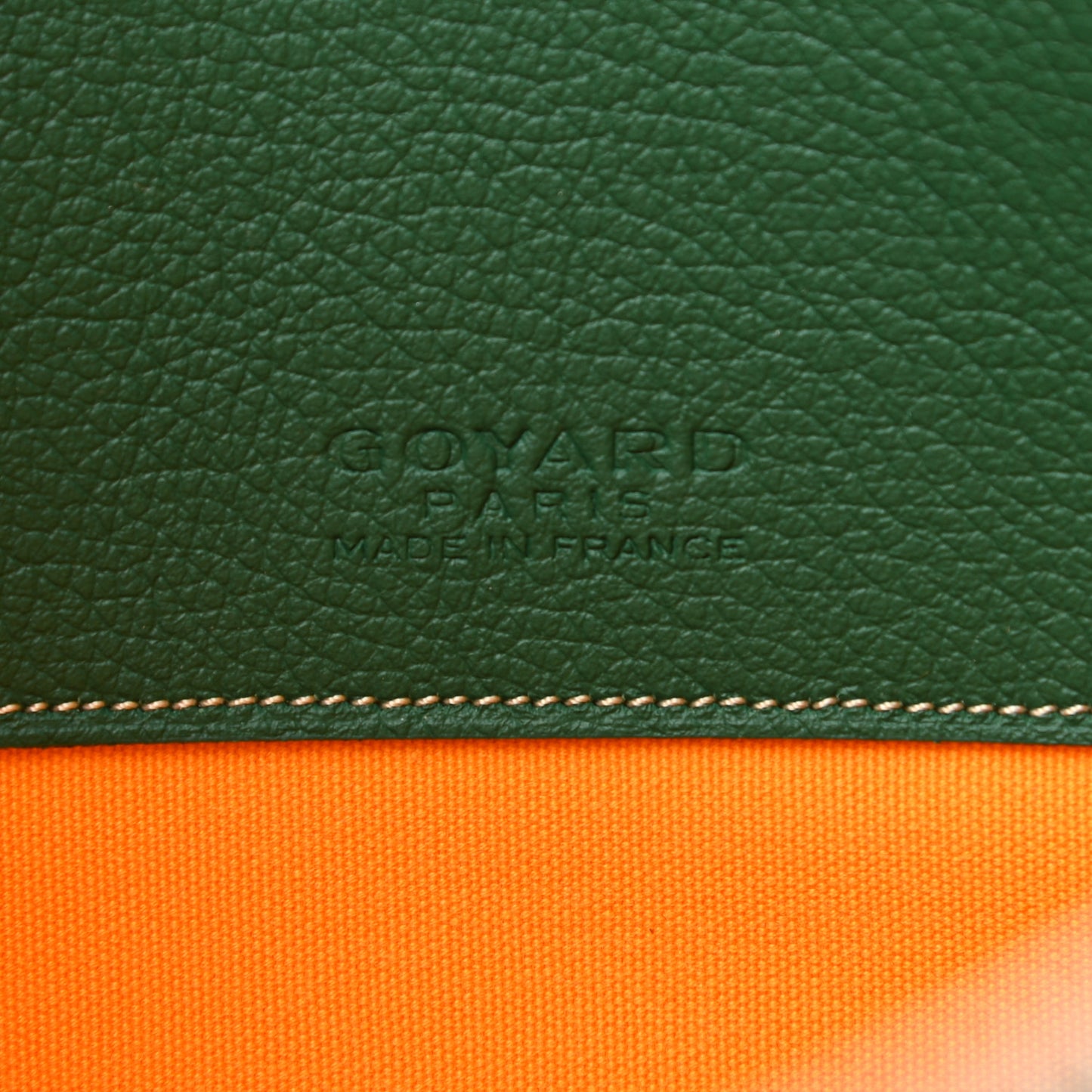 Goyardine Senat Pochette MM Green