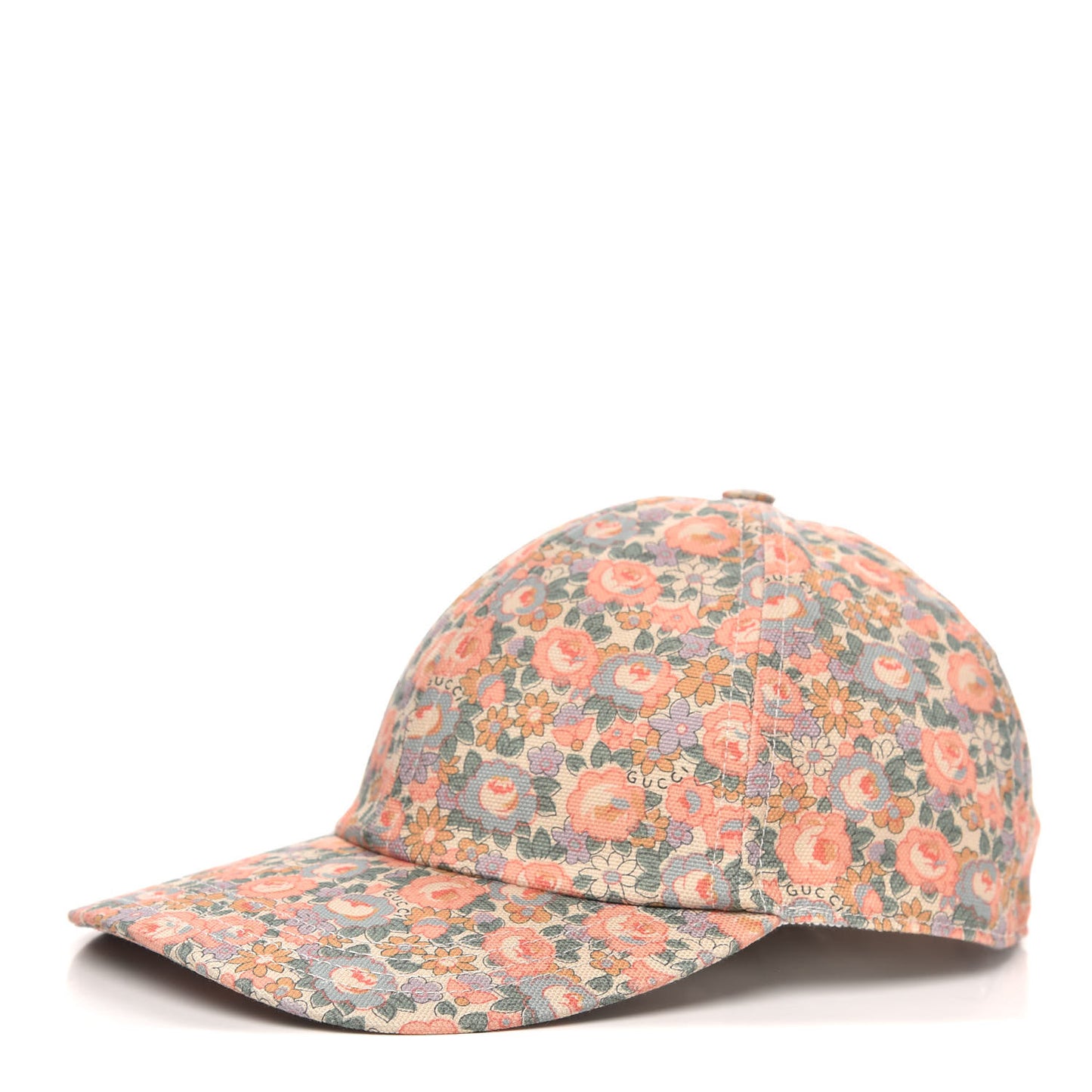 X LIBERTY OF LONDON Canvas Infinity Abbey Baseball Hat Perfect Pink Ivory