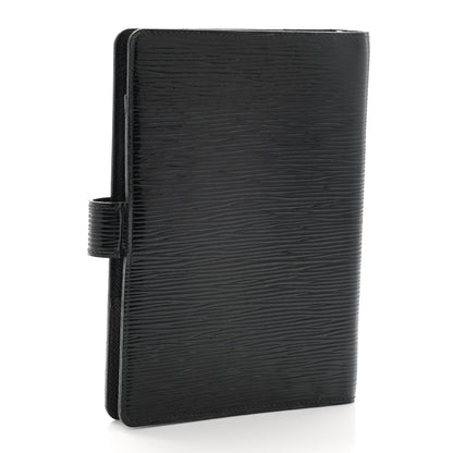Louis Vuitton Epi Medium Ring Agenda Black 3 of 8