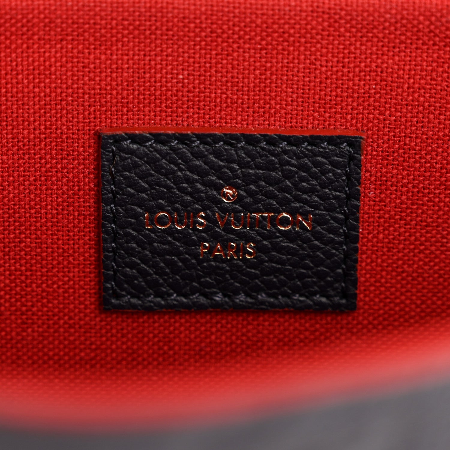 Louis Vuitton Empreinte Pochette Felicie Chain Wallet Marine Rouge 7 of 12