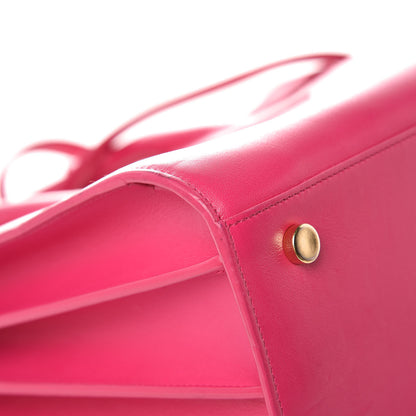 Saint Laurent Calfskin Small Sac De Jour Lipstick Fuchsia 14 of 19