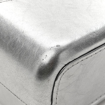 Chanel Metallic Aged Calfskin Quilted Medium Gabrielle Hobo Silver 11 of 16