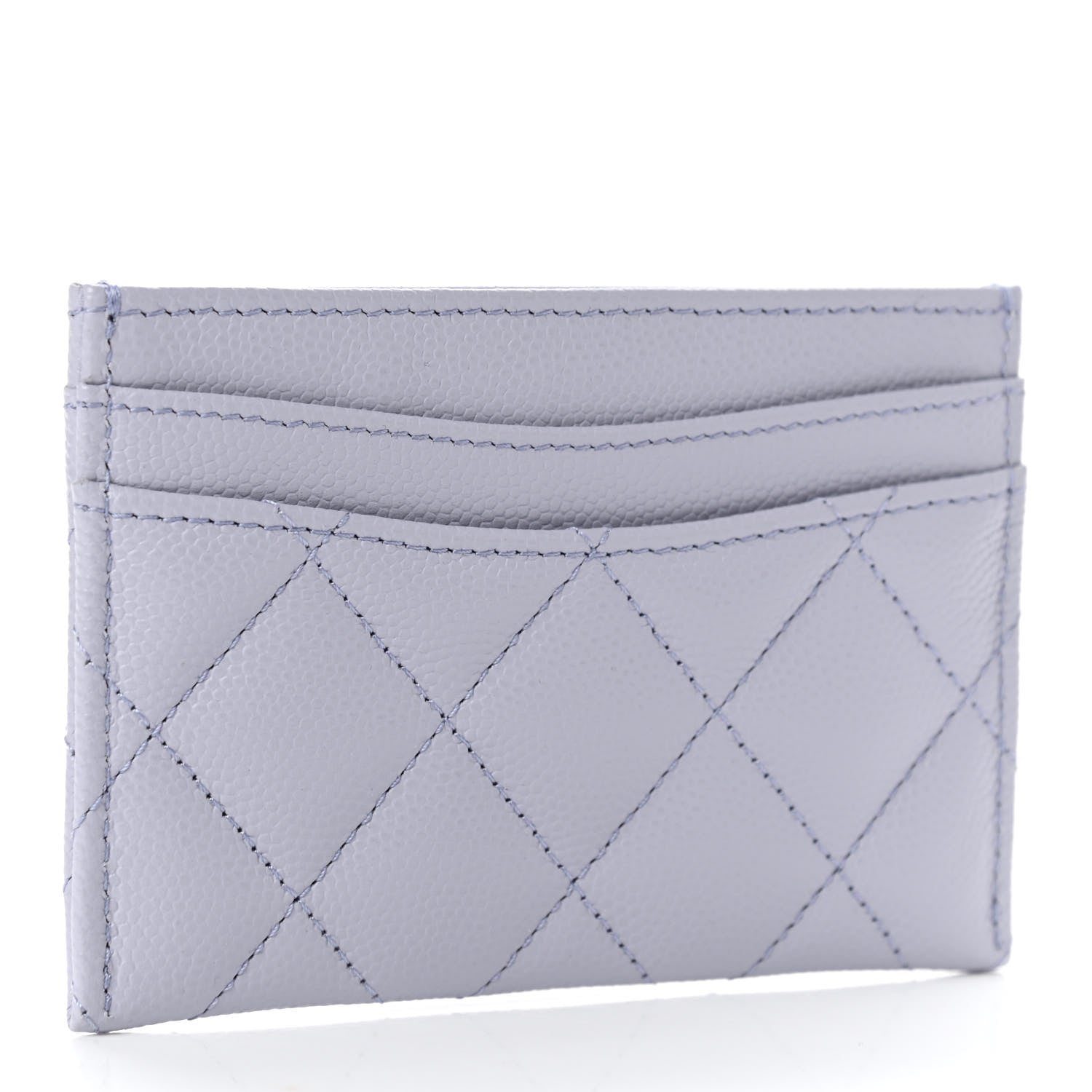 Chanel Caviar Quilted Card Holder Light Purple 3 of 8