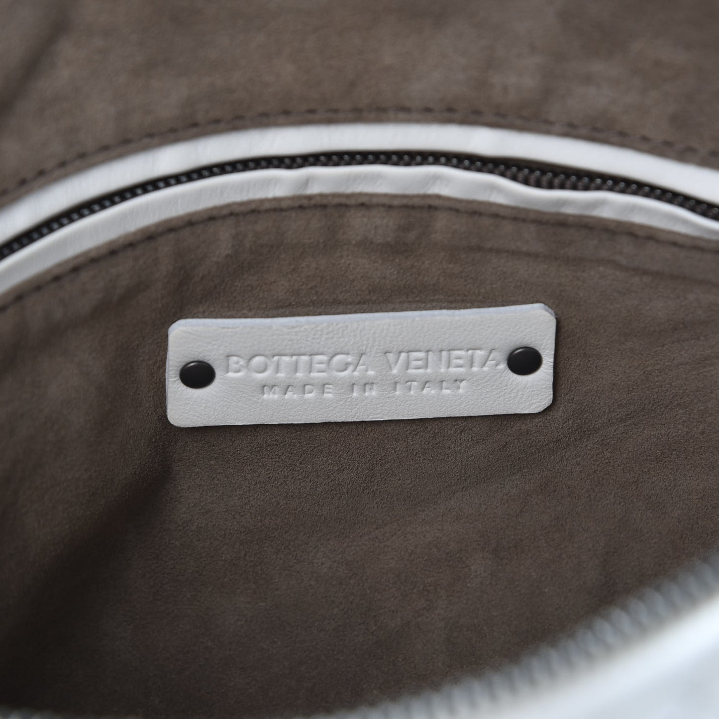 Nappa Intrecciato Pillow Crossbody Messenger White