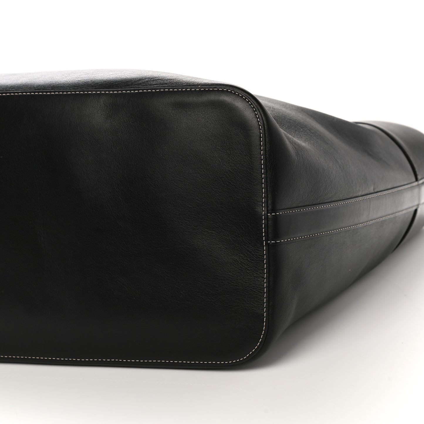 Calfskin Large The Bow Bag Black