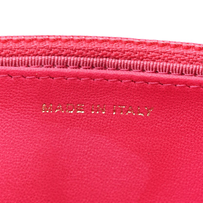 Chanel Lambskin Quilted Wallet On Chain WOC Fuchsia 7 of 17