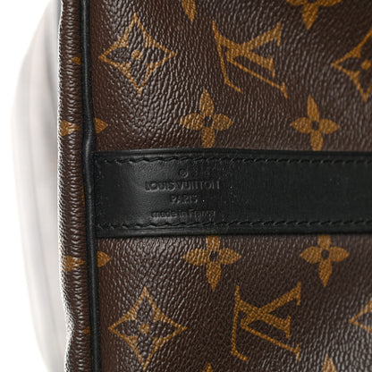 Louis Vuitton Monogram Macassar Keepall Bandouliere 45 6 of 14