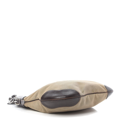 Prada Jacquard Logo Shoulder Bag Corda Bruciato 5 of 13