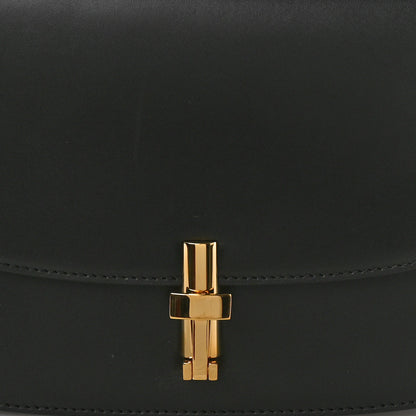 The Row Polished Saddle Calfskin Sofia 8.75 Crossbody Black 7 of 11