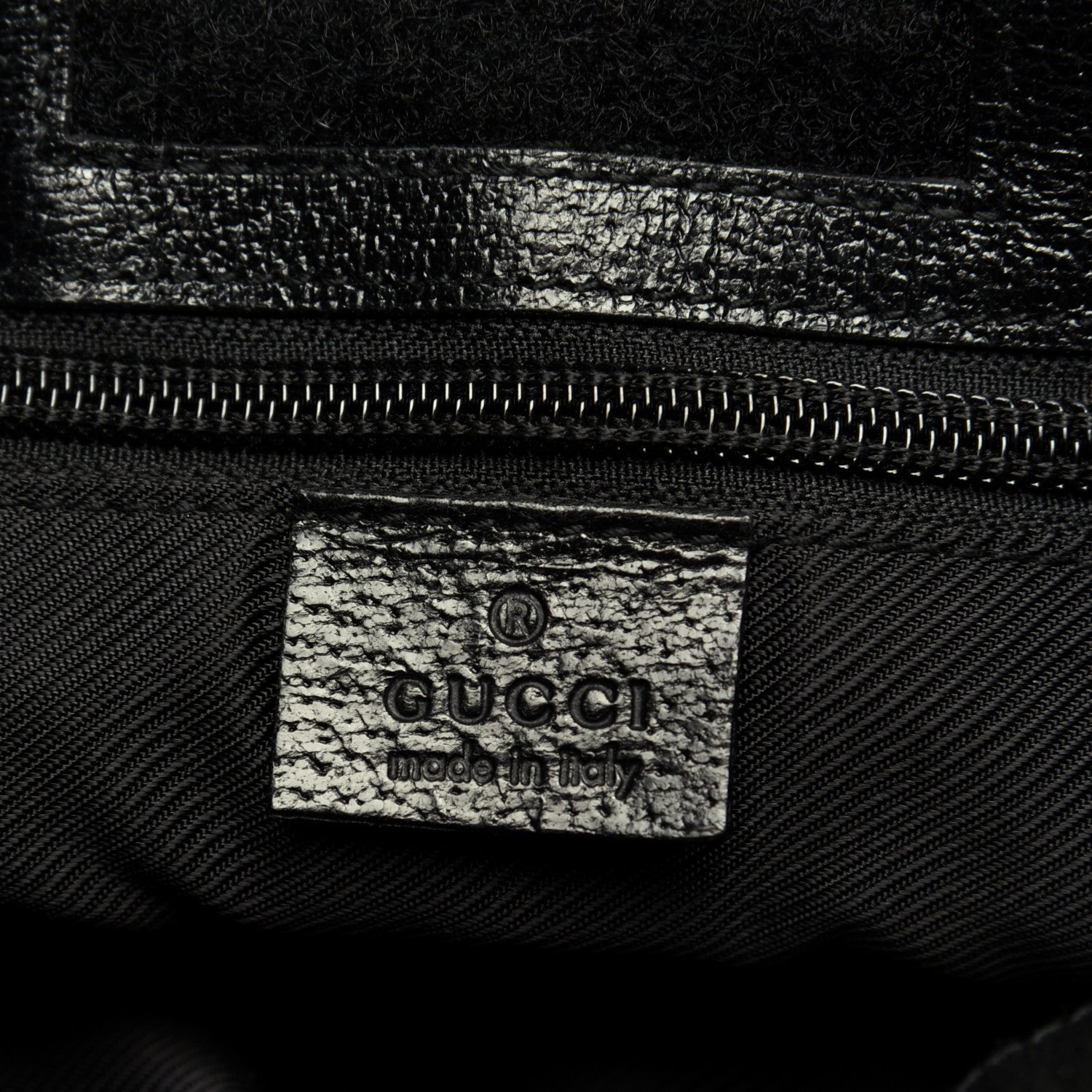 Gucci Monogram Messenger Crossbody Bag Black 8 of 10