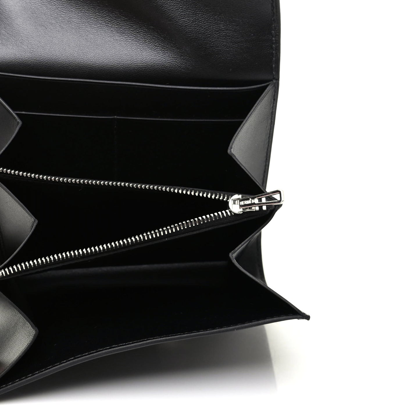 Allegro Constance Compact Passant Glow Wallet Black White
