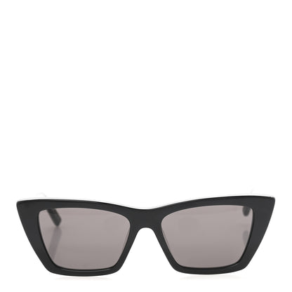 Saint Laurent Acetate Mica Cat Eye Sunglasses SL 276 Black 2 of 8