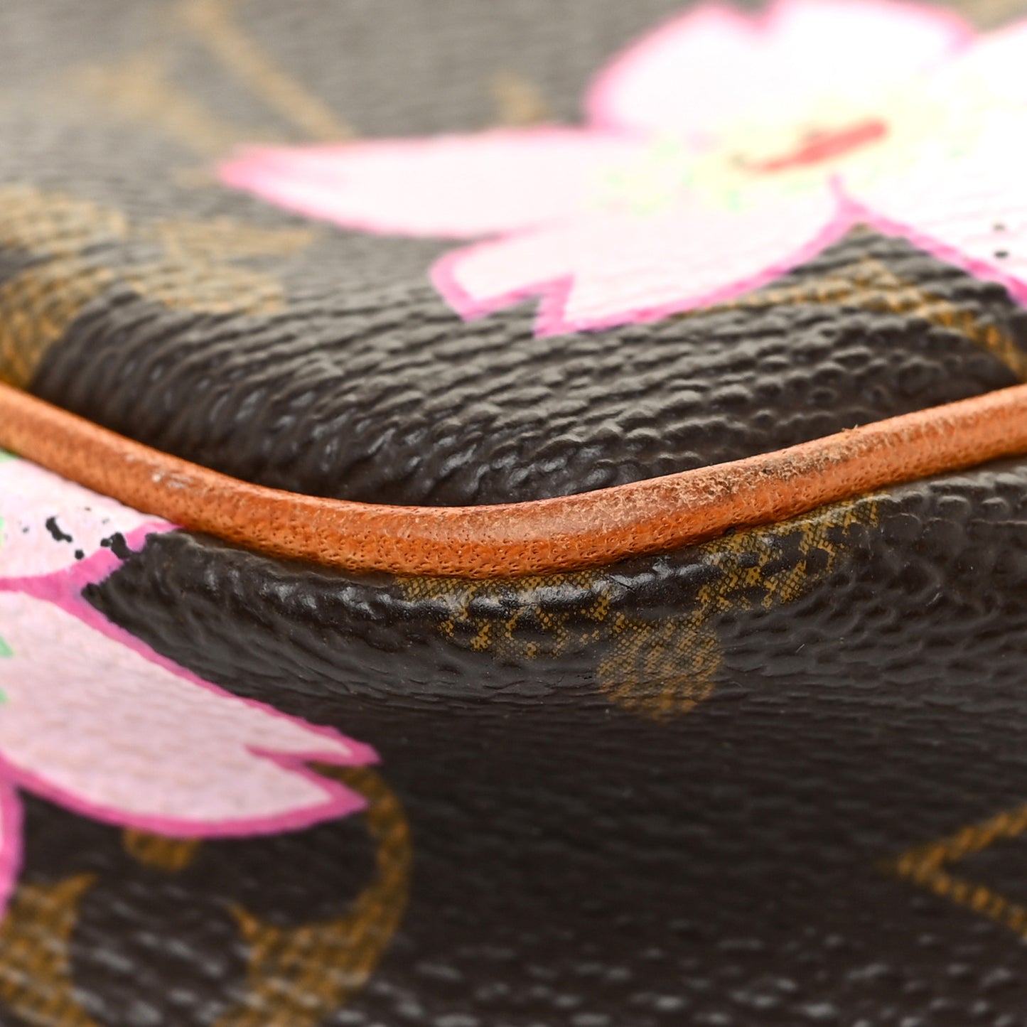 Monogram Cherry Blossom Pochette Accessories Brown