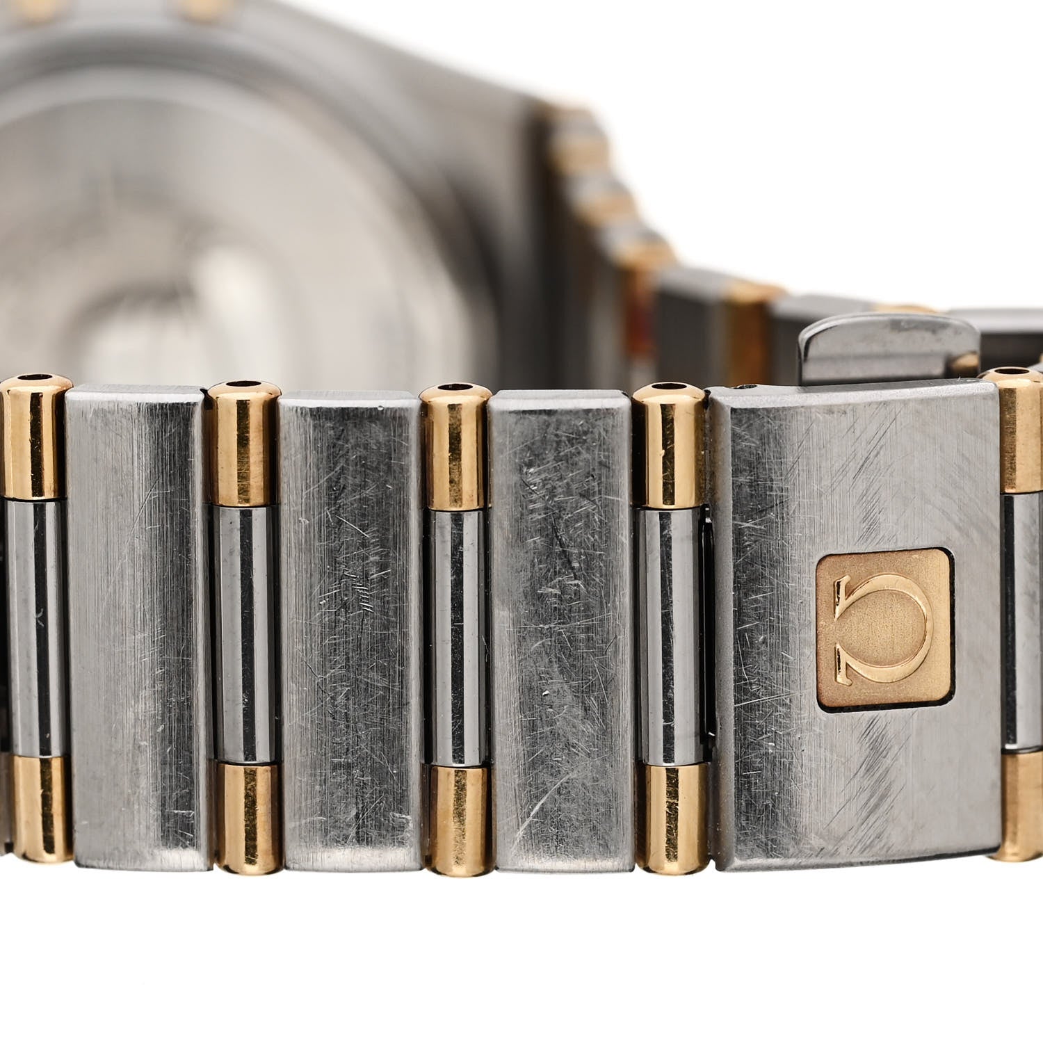 Omega Stainless Steel 18K Yellow Gold 22mm Constellation Quartz Watch White 1262.30.00 5 of 5