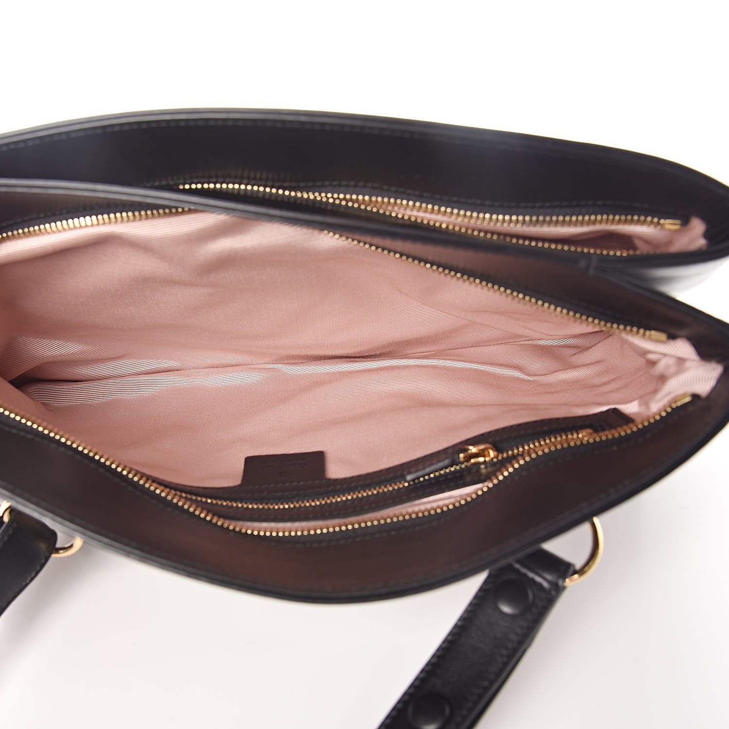 Gucci Vitello Palmellato Lux Large Arli Top Handle Bag Black 6 of 11