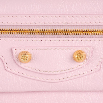 Balenciaga Agneau Giant 12 Gold Hardware Envelope Clutch Rose Poudre 6 of 10