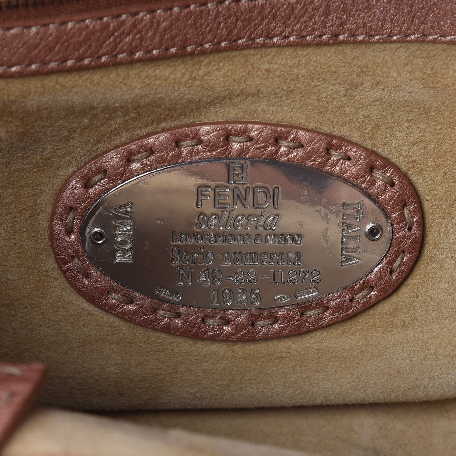 Fendi Cuoio Romano Selleria Sporty Cipria 6 of 9