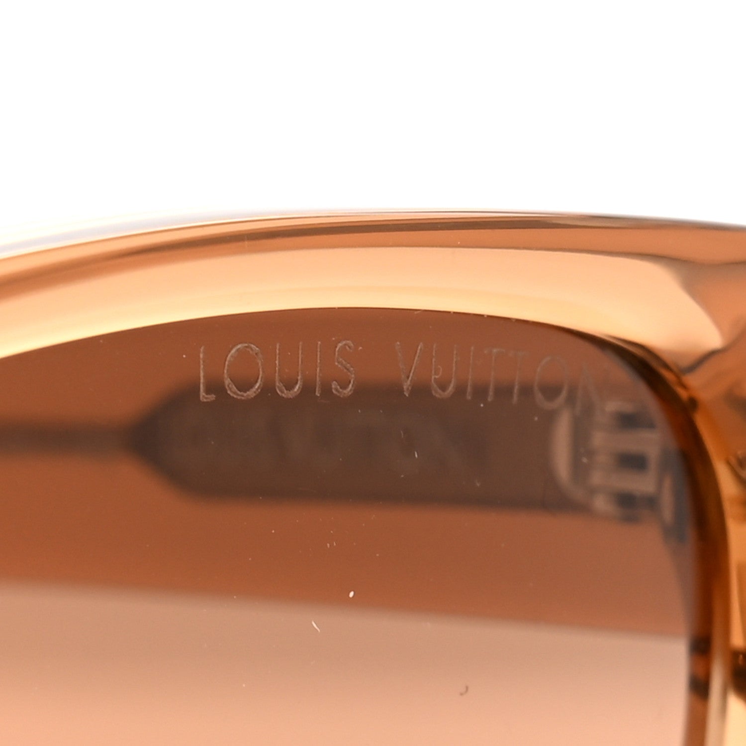 Louis Vuitton Acetate Square LV Street Sunglasses Z1704E Transparent Brown 7 of 8