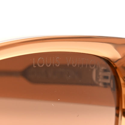 Louis Vuitton Acetate Square LV Street Sunglasses Z1704E Transparent Brown 7 of 8