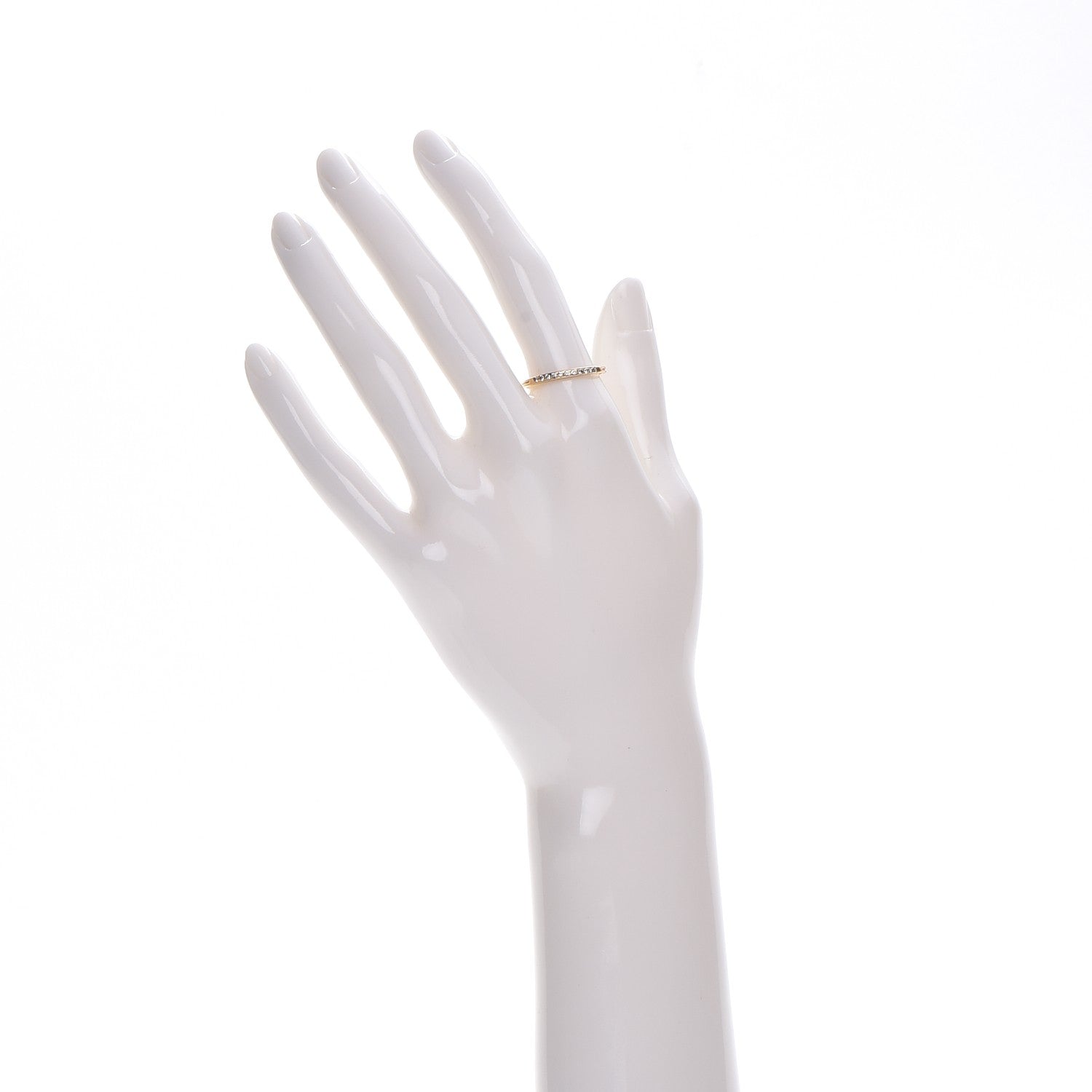 Tiffany 18K Yellow Gold Diamond Ring 8.25 2 of 6