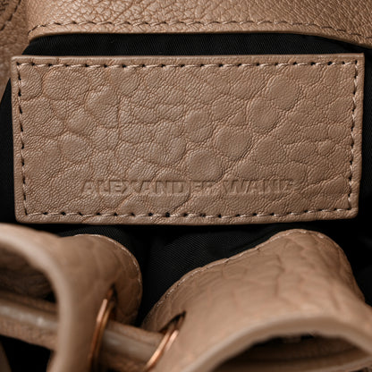 Alexander Wang Pebbled Lambskin Diego Bucket Bag Latte Rose Gold Hardware 7 of 11