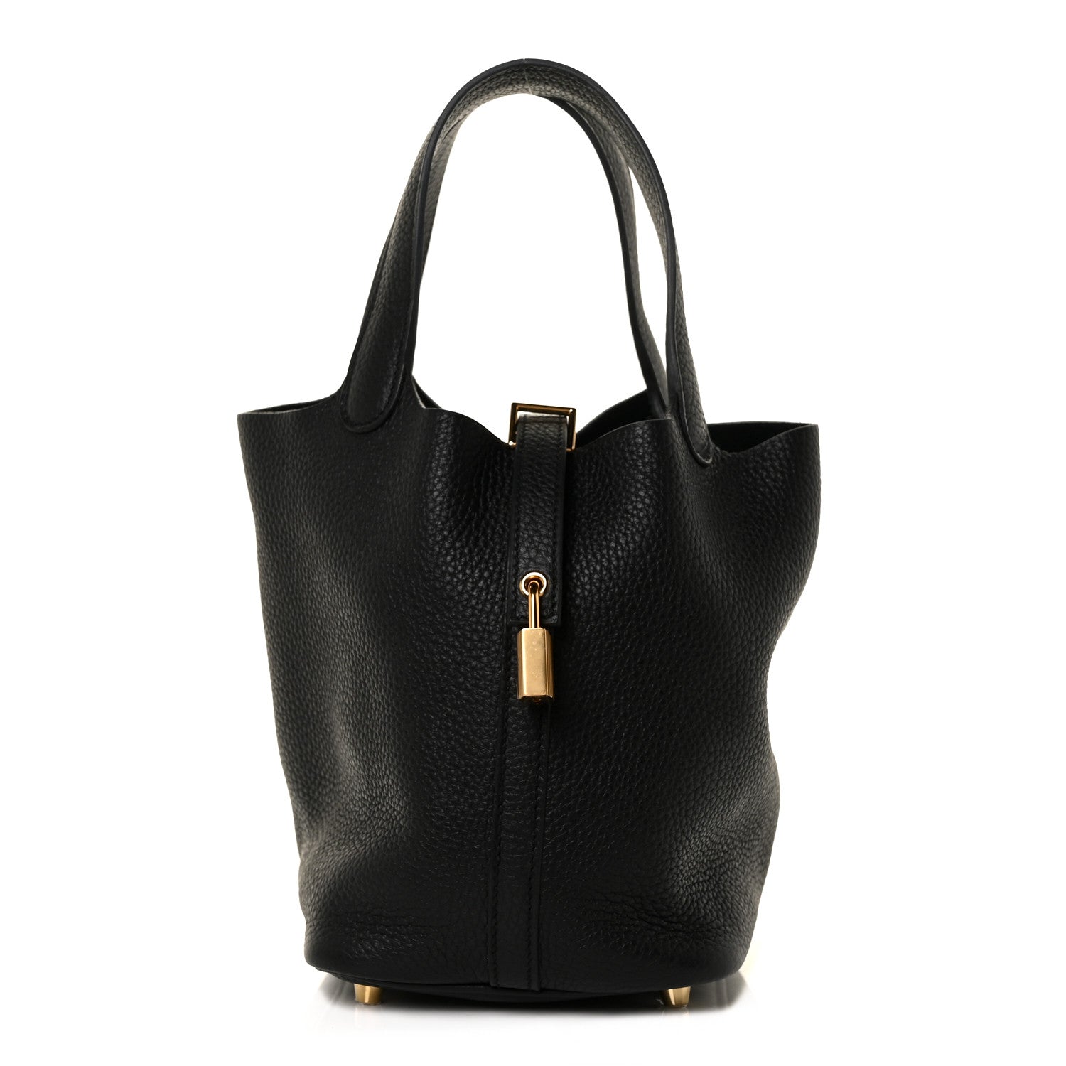 Hermes Taurillon Clemence Picotin Lock 18 PM Black 1 of 8