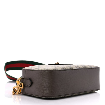 Gucci GG Supreme Monogram Web Neo Vintage Shoulder Bag Beige New Acero Crop 4 of 10