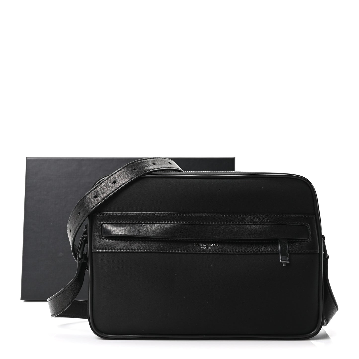 Lambskin Nylon Camp Camera Bag Black