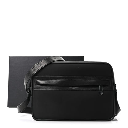 Saint Laurent Lambskin Nylon Camp Camera Bag Black 11 of 11