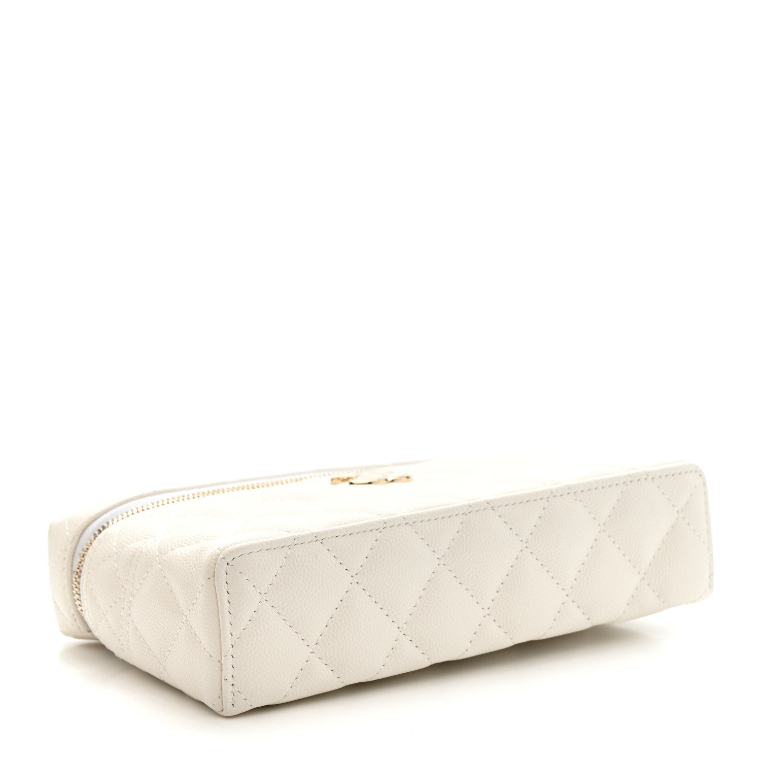 Chanel Caviar Quilted Trendy Handle Slim Vanity Ecru 4 of 10