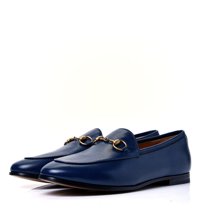 Gucci Malaga Kid Womens Jordaan Loafers 36.5 Electric Blue 4 of 9
