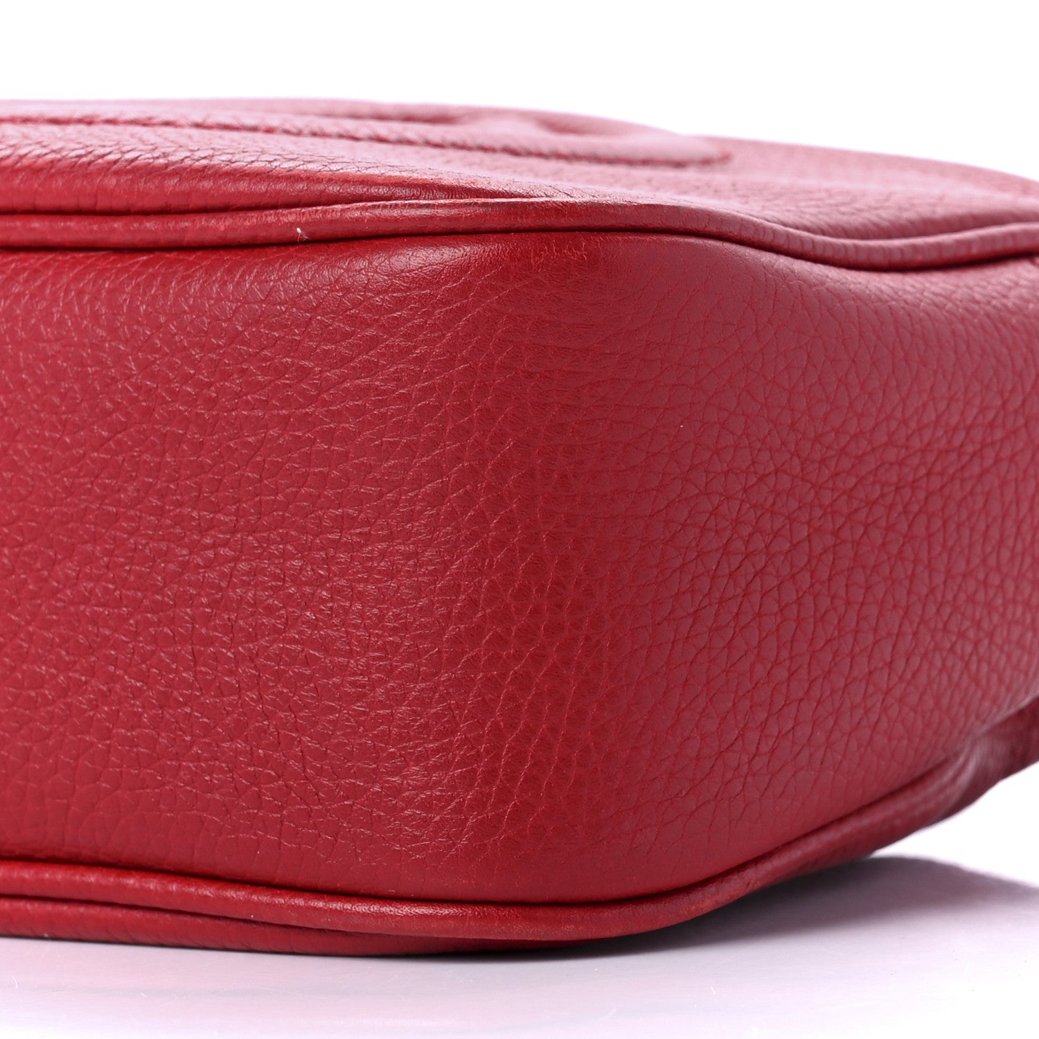 Gucci Pebbled Calfskin Small Soho Disco Bag Tabasco Red 10 of 10