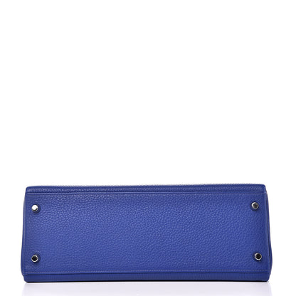 Hermes Togo Kelly Retourne 32 Bleu Electrique 30 of 37