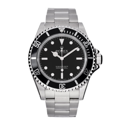 Rolex Stainless Steel 40mm Oyster Perpetual Submariner Watch Black 14060M 1 of 5