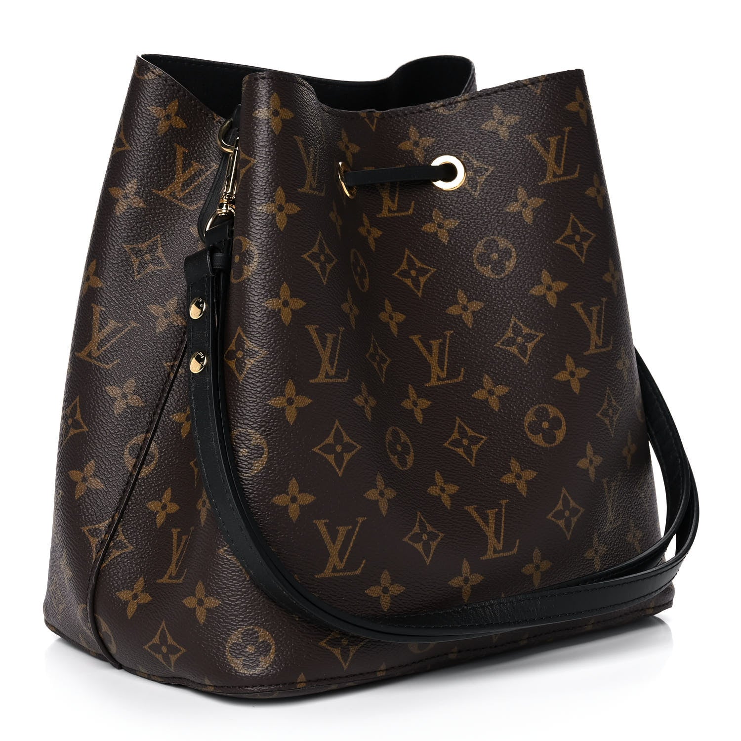 Louis Vuitton Monogram Neonoe MM Black 3 of 10