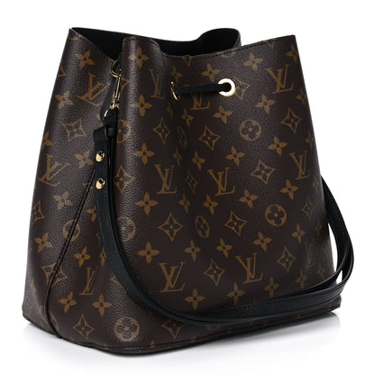 Louis Vuitton Monogram Neonoe MM Black 3 of 10