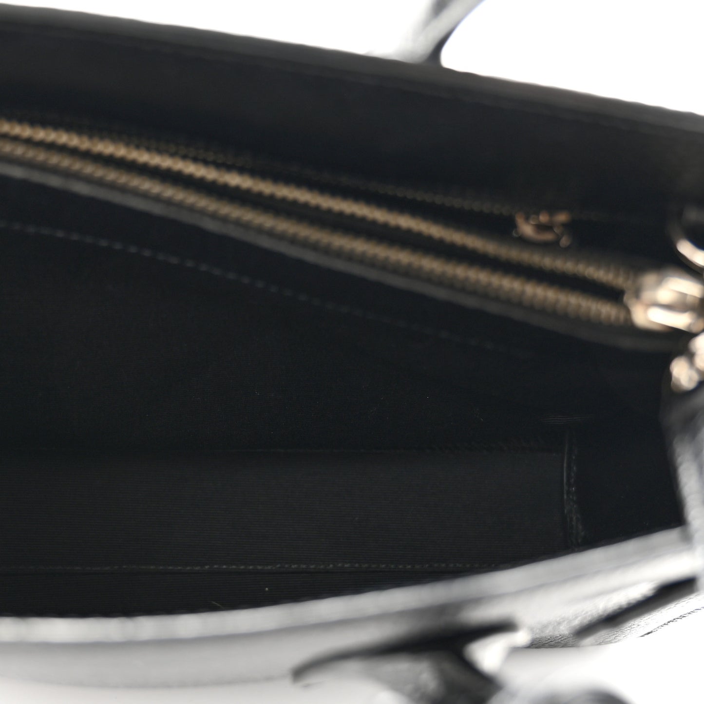 Grained Calfskin Small Sac De Jour Black