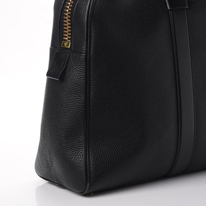 Tom Ford Calfskin Buckley Flat Trapeze Briefcase Black 9 of 12