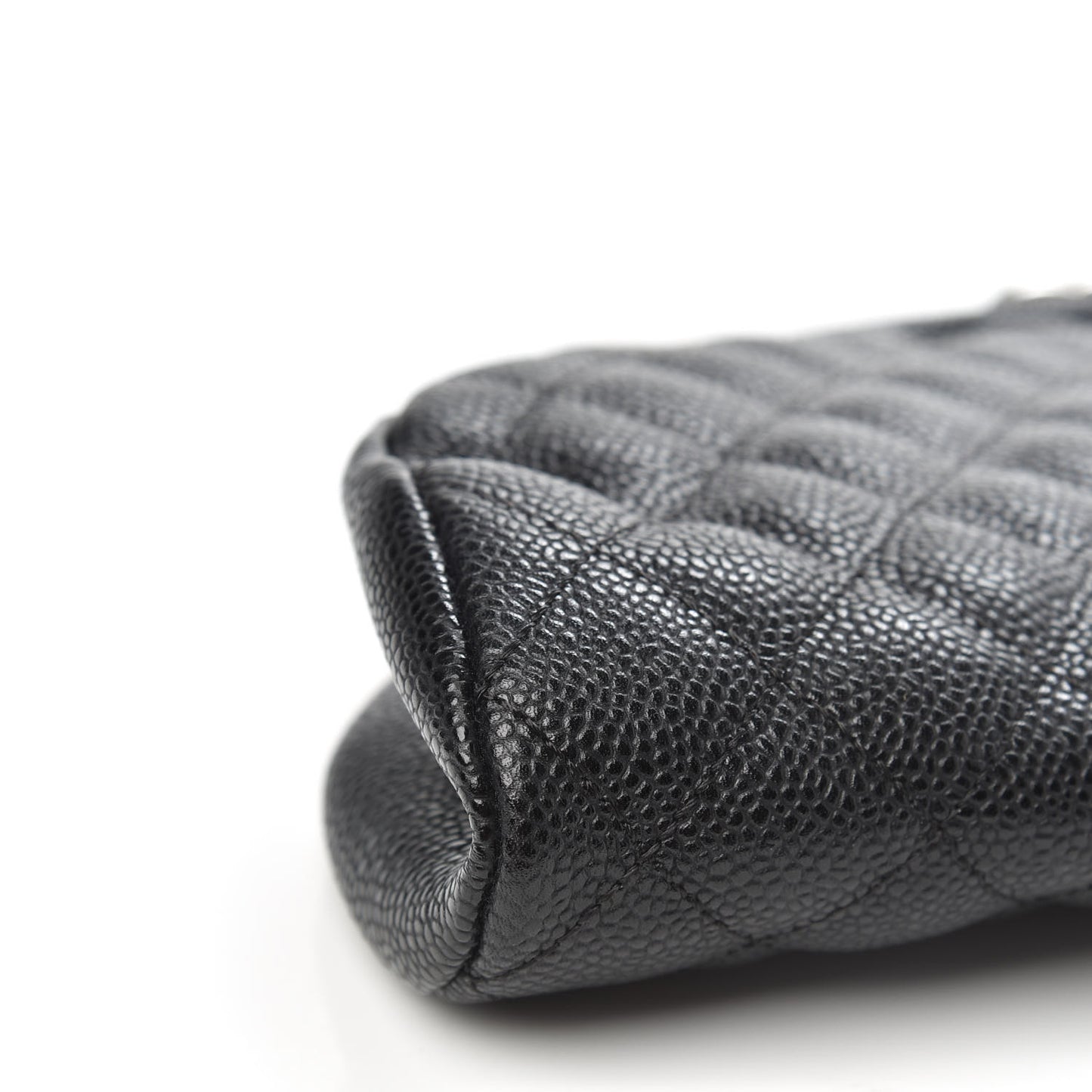 Caviar Quilted Timeless Clutch Black