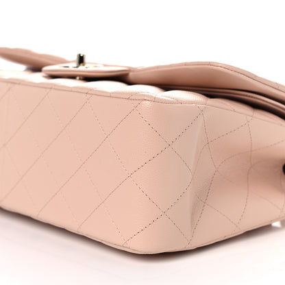 Chanel Caviar Quilted Jumbo Double Flap Light Beige 9 of 10